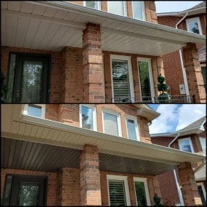 Soffit upgrade on house in Caledon by Maxima Aluminum LTD