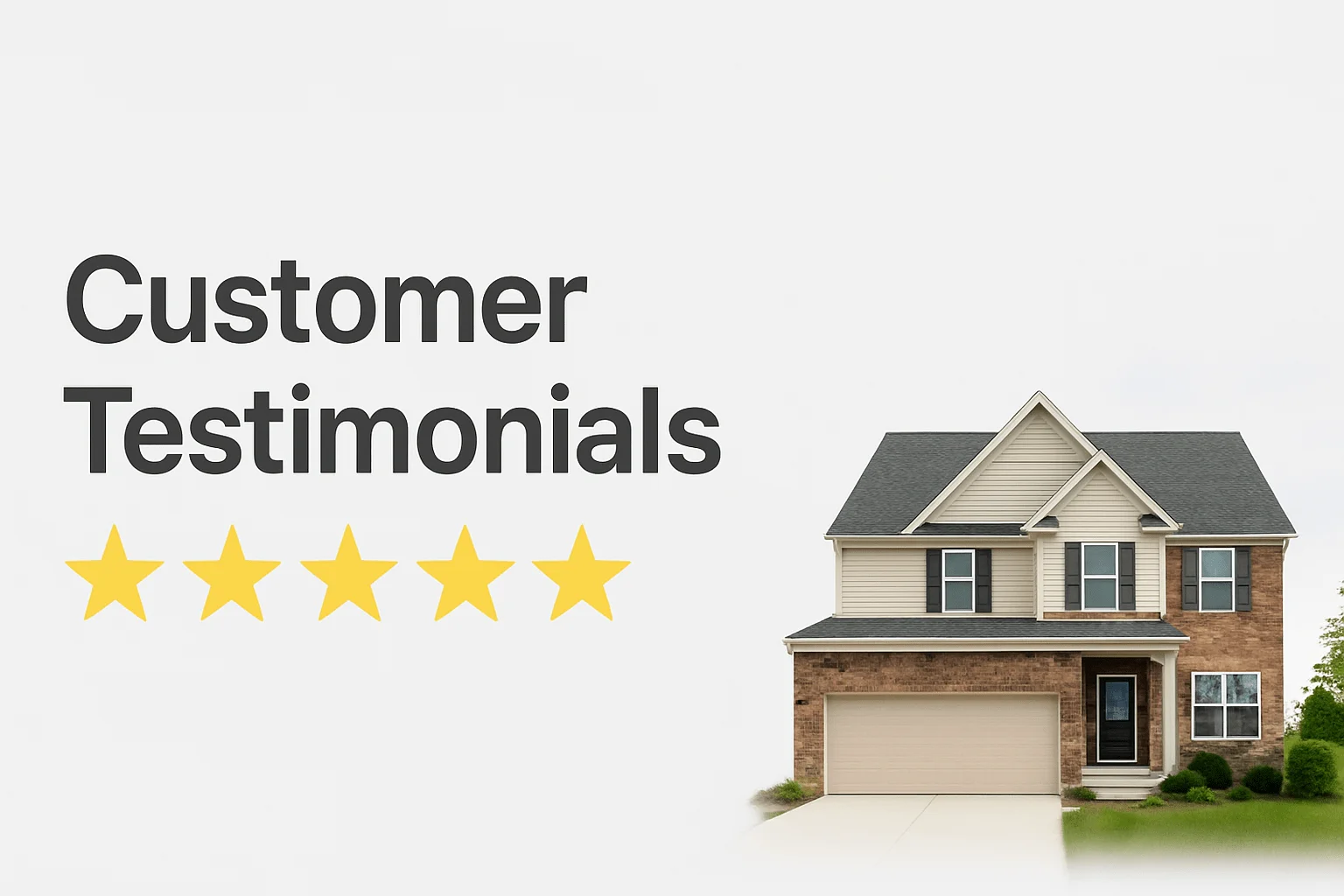 Customer testimonials for Maxima Aluminum eavestrough installation GTA
