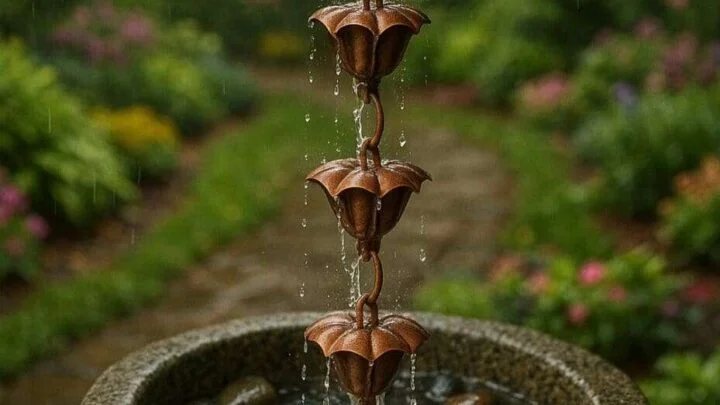 Rain Chains – 7 Stunning Reasons to Transform Your Gutter Downspouts
