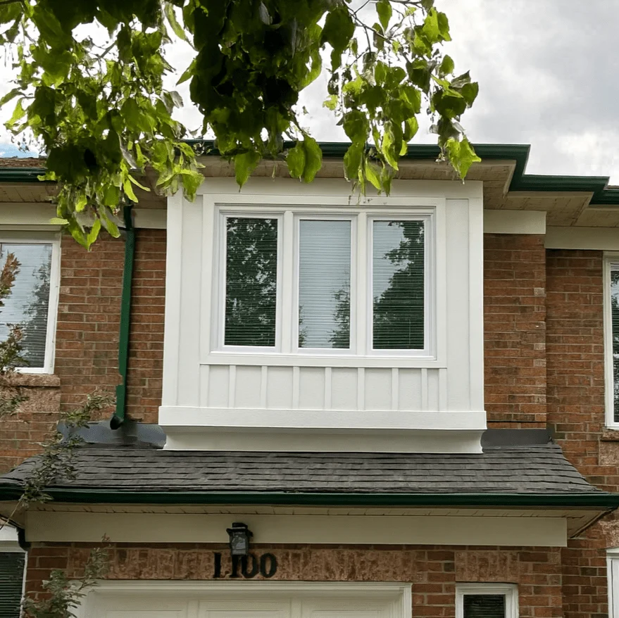 Aluminum trim and vinyl siding design preview Oakville