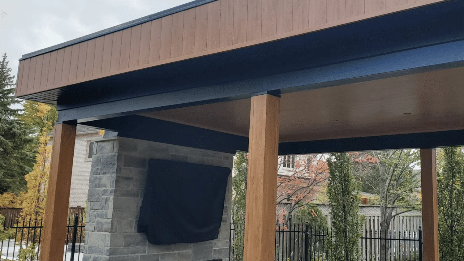 Custom aluminum cladding and capping on exterior trim and frames — clean lines, low-maintenance finish