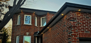Maxima Aluminum coordinates soffit lighting with Licensed Electrical Contractors