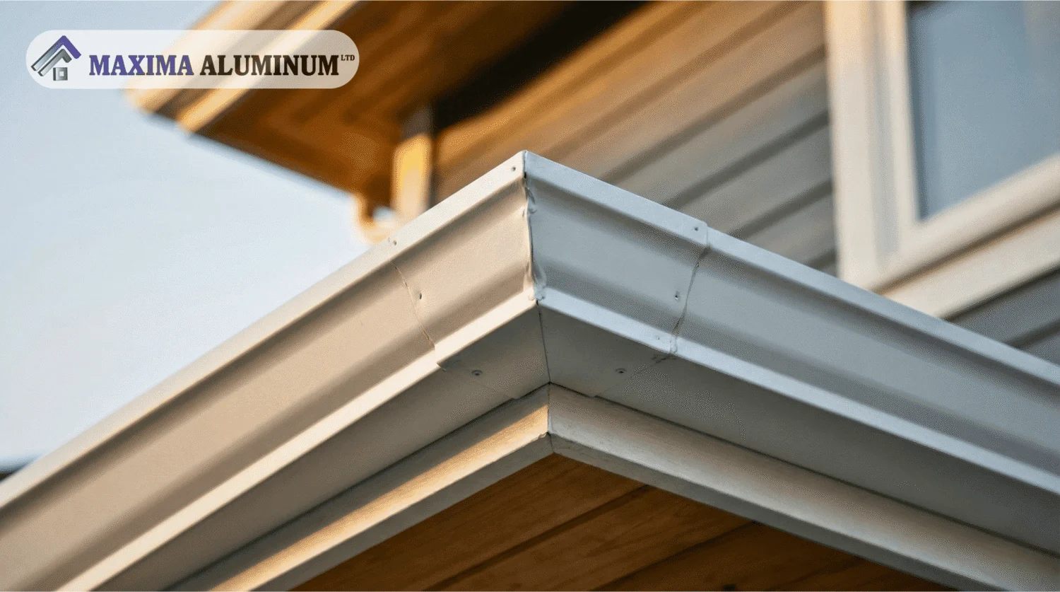Pre-made box style eavestrough corner