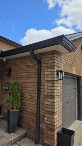 Full soffit and fascia replacement, upgrade from 5 to 6 inch eavestrough with DoublePro Microfiltration